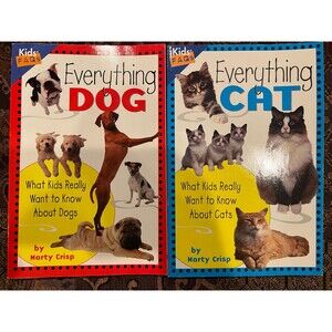 Everything Cat/Dog: What Kids Really Want to Know About Cats/Dogs Lot Of 2